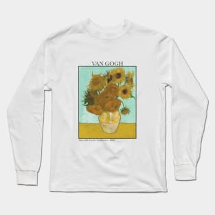 Vase with Twelve Sunflowers Long Sleeve T-Shirt